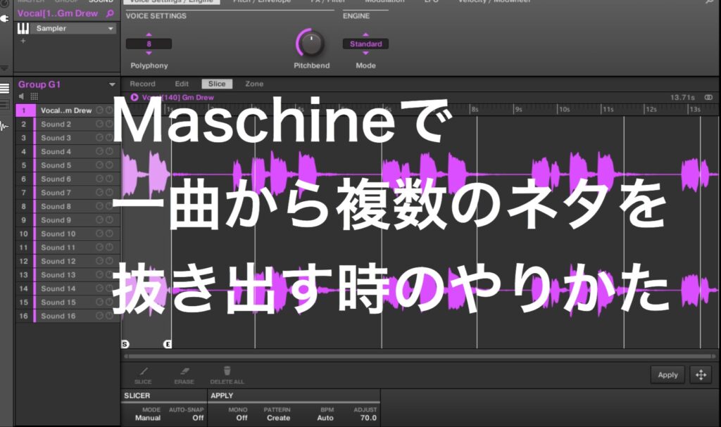 Maschine slice