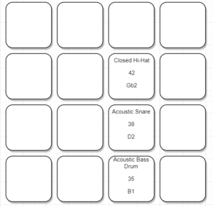 指ドラム　バーティカルレイアウト